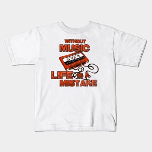 Without Music Kids T-Shirt